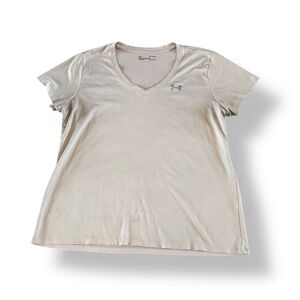 [Under Armour] Pale Pink V-Neck Tee